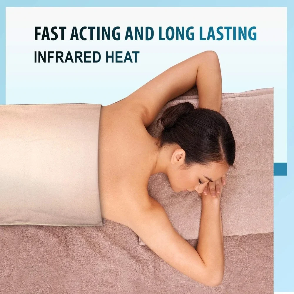Thermorelief Extra Hot Moist Heating Pad with Auto Shut Off for Pain Relief King